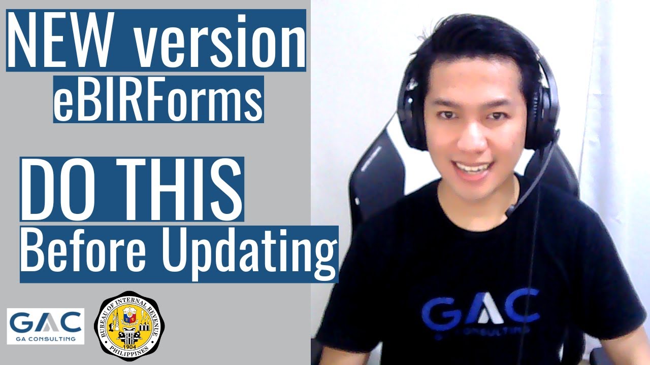 Do This Before Updating Your eBIRForms
