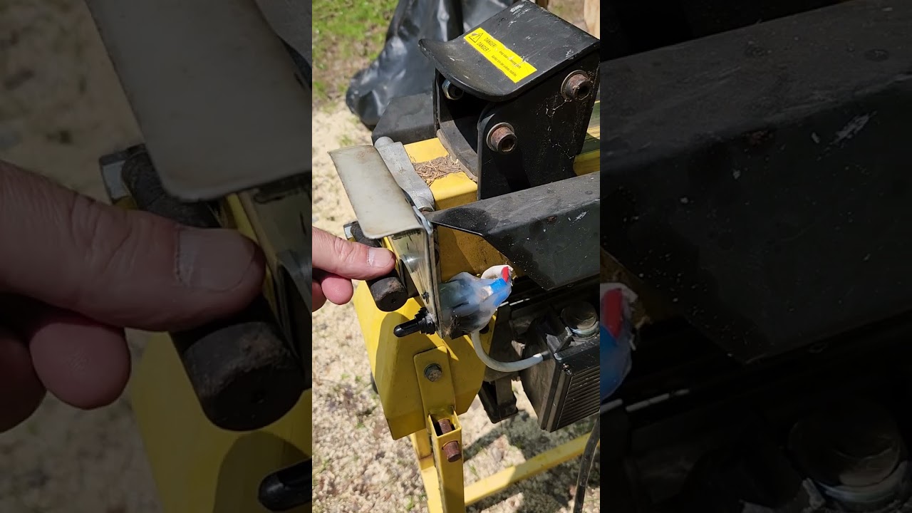 log splitter mod | one handed from either side