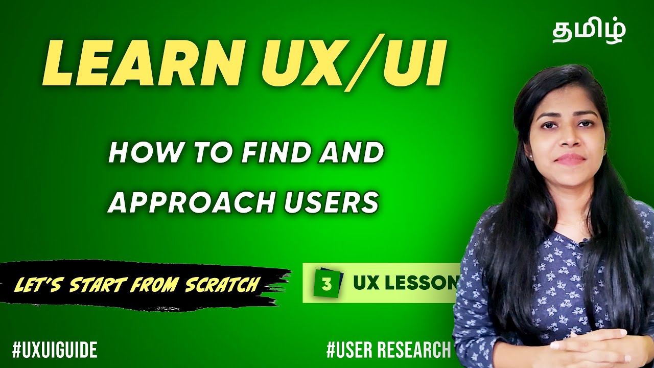 See How You Can Start Finding your users | User Research | UX Lesson 3