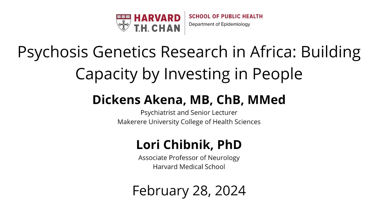 Dickens Akena & Lori Chibnik Seminar, February 28, 2024