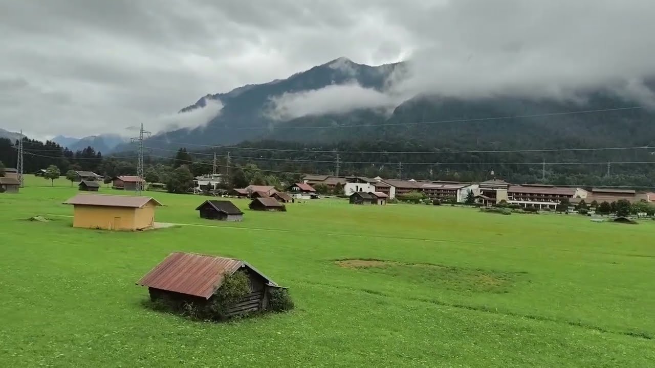 Zugspitzbahn von Hausberg Bhf nach Grainau Zugspitzbahnhof - Mitfahrt
