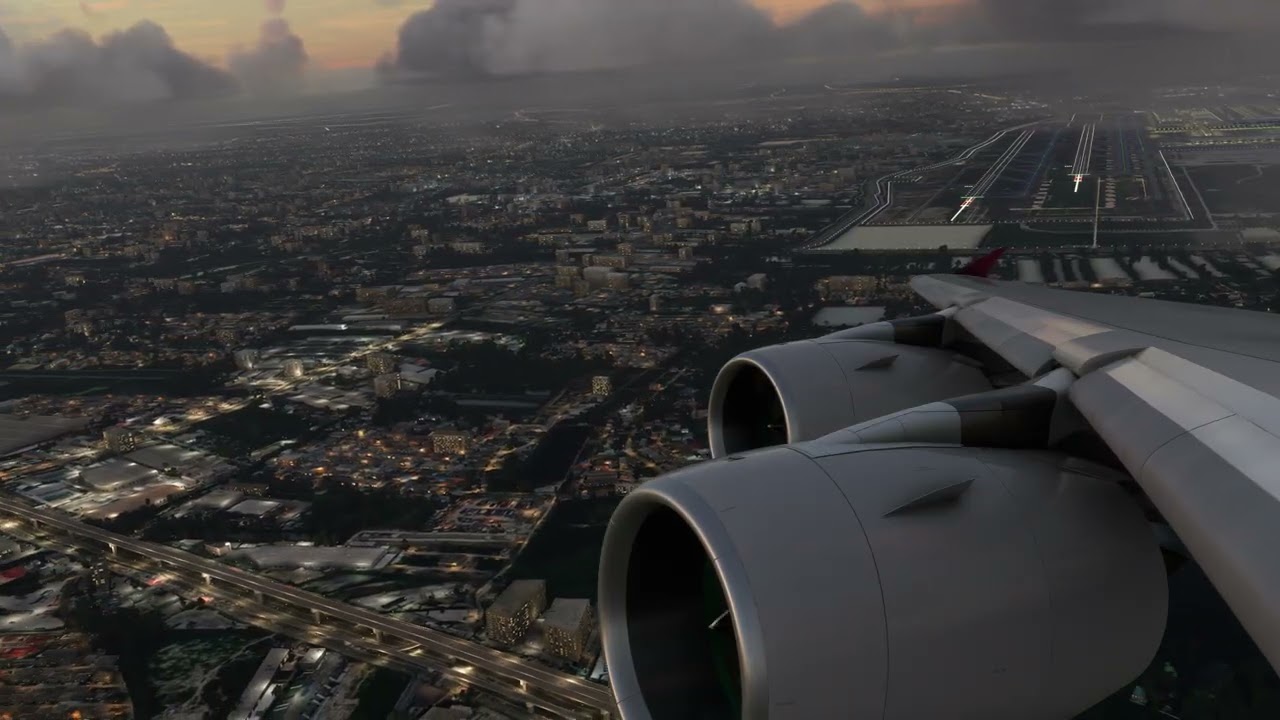 Qatar A380 – Take Off in Bangkok BKK