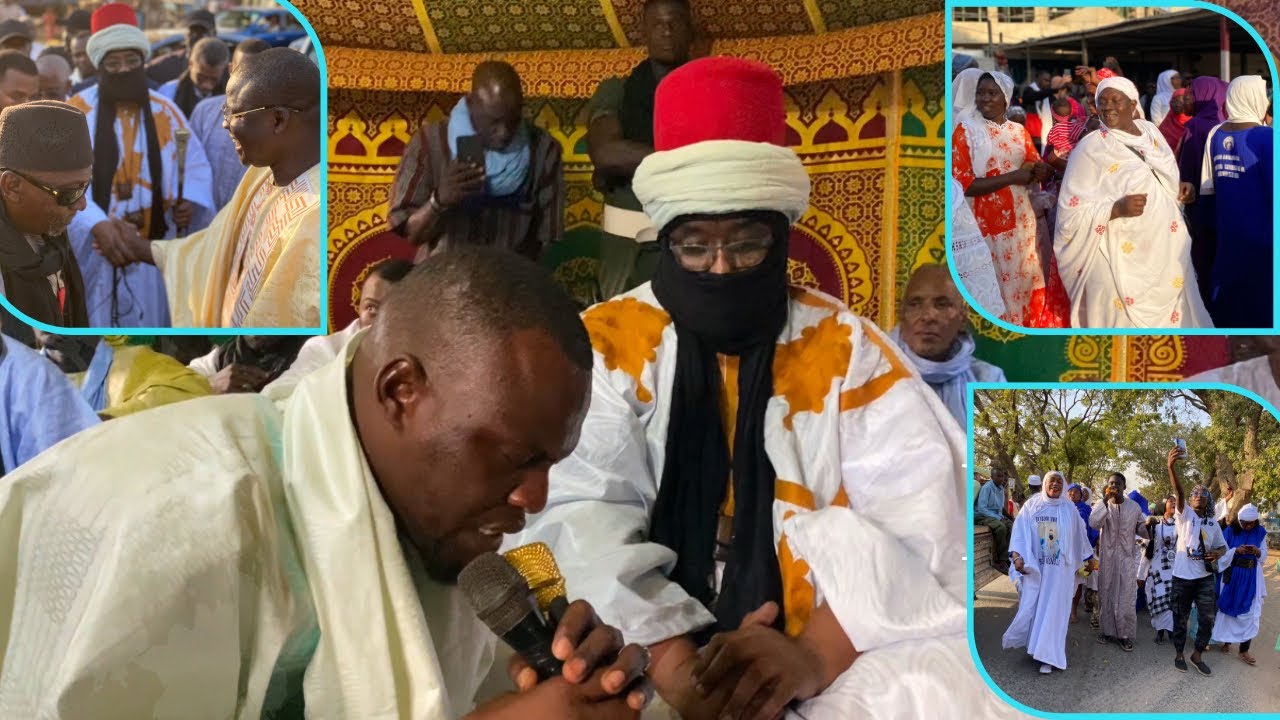 Arrivée khayma à  Mbour : Discours du khalif Général cheikh sidyl kheïr Aidara 