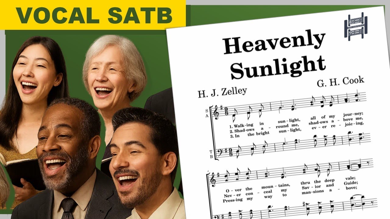 Heavenly Sunlight | Full SATB Vocal Guide | G Major
