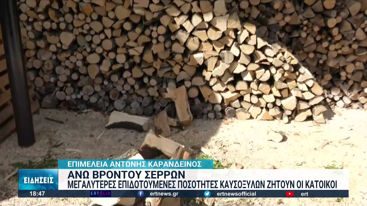 Δεν επαρκούν οι ποσότητες καυσόξυλων στην Άνω Βροντού Σερρών | 26/09/2022 | ΕΡΤ