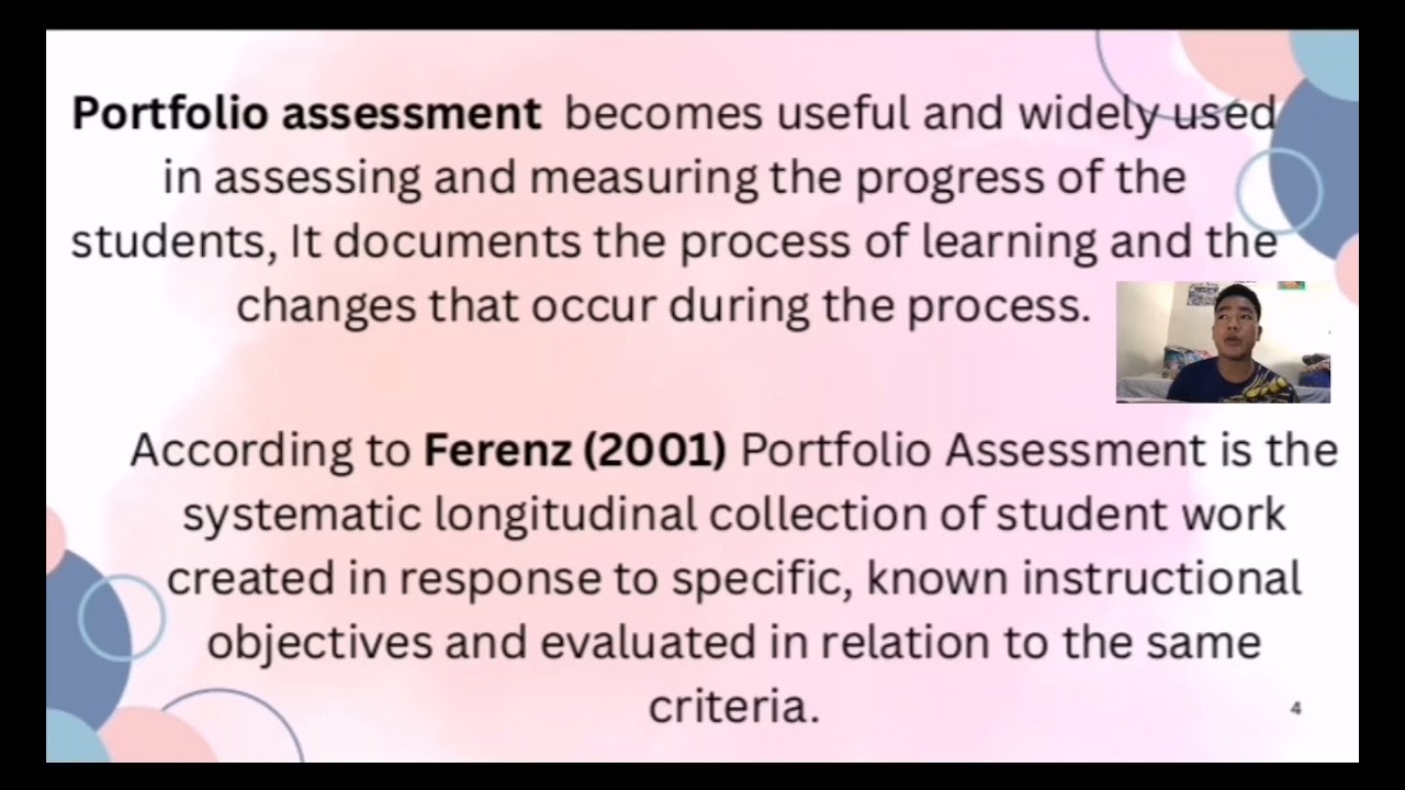 Portfolio Assessment. 