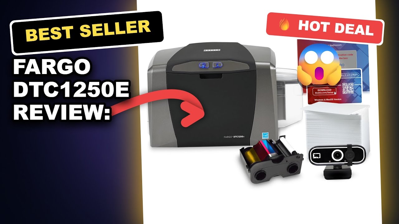 Fargo DTC1250e Review: Fastest Single Sided Desktop Dye Sublimation Printer for Personalized Cards I
