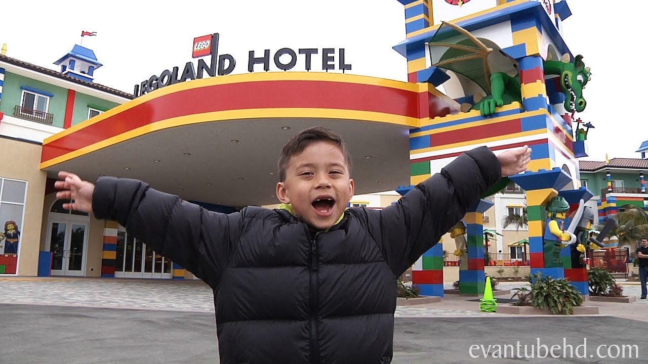 LEGOLAND HOTEL Grand Opening! California: Complete Tour by EvanTubeHD