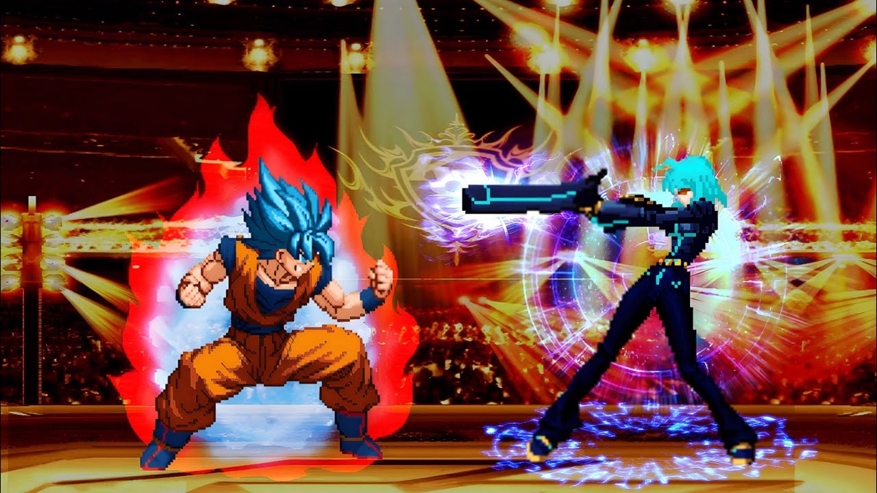 [DBZ vs KOF] Goku SSBK vs Ariya