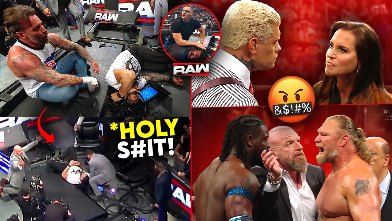 *FULL CHAOS ON RAW 🤯🔥* Roman DESTROYED, Brock - Oba TAMASHA, Stephanie WARNS Cody  | WWE Raw Review