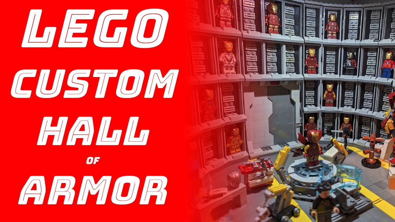 Lego Iron Man Hall of Armor Moc