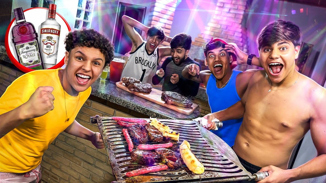 🚨FINALMENTE🚨FIZ O PRIMEIRO CHURRASCO DA CASA NOVA🥳🎉*Saiu dos limites..