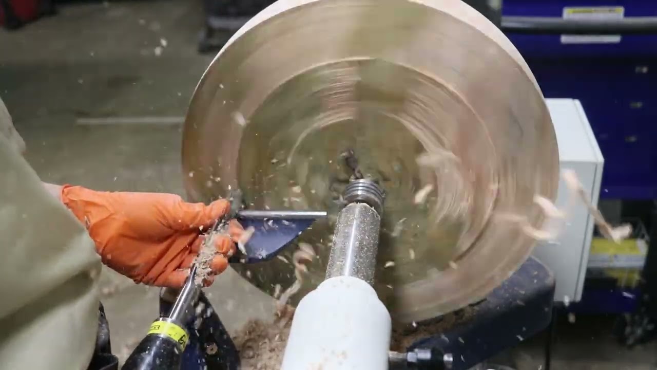 When Turning and Carving Meet- Maple Bowl