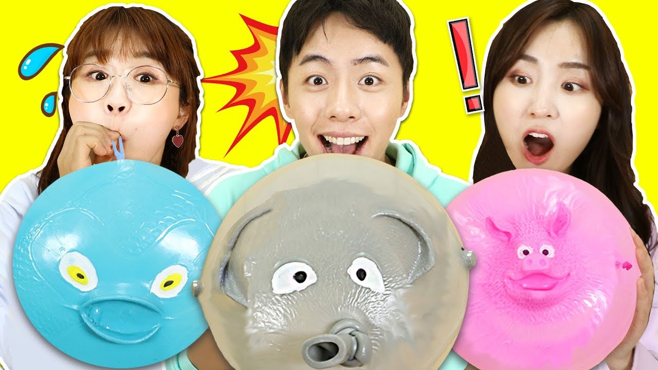 一秒鍾氣球變動物的神奇玩具！一起來吹吹看吧！小伶玩具 | Xiaoling toys