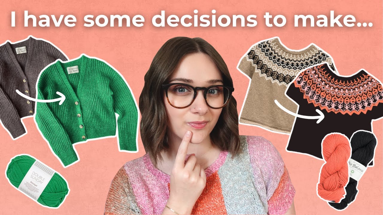 FALL KNITTING PLANS 🍂🎃 mockups, stash yarn, current WIPs