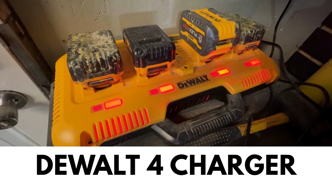 DEWALT Charging Station Test | Charging Multiple Batteries