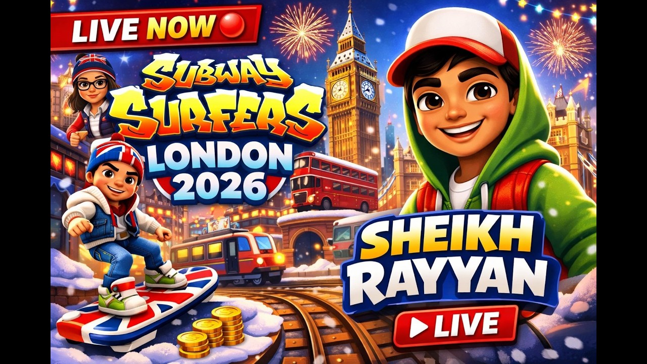 Subway Surfers London 2026 LIVE 🔴 | Sheikh Rayyan Gameplay Stream | High Score Run
