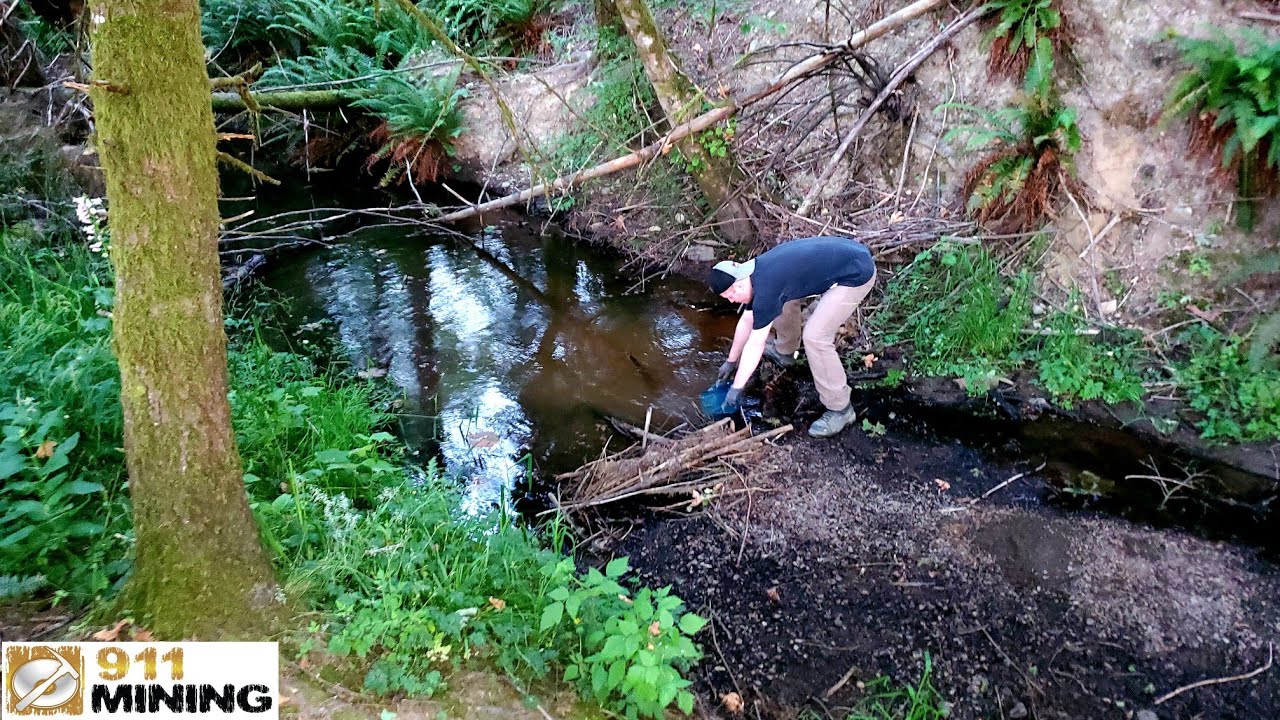 We Gold Panned This Drainage Ditch & Found A Rich Gold Deposit!