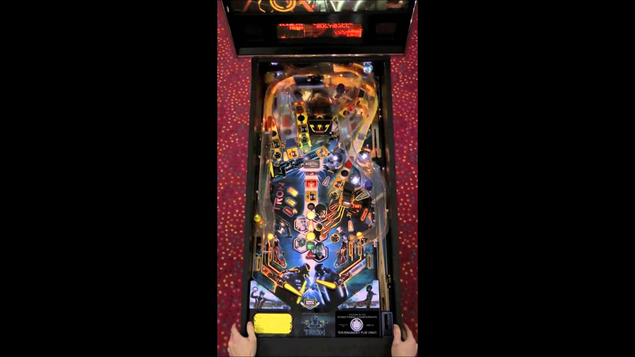 Tron Pinball Gameplay