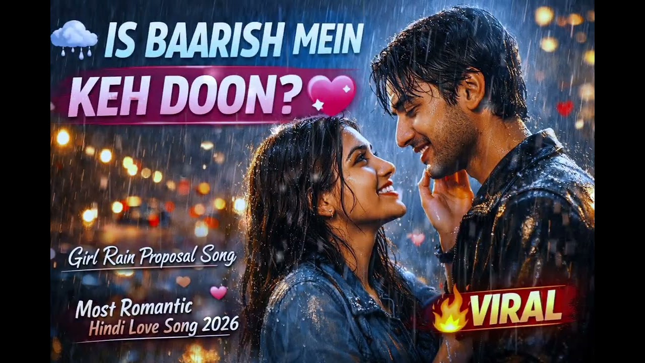 🌧️ IS BAARISH MEIN KEH DOON? 💖 | Girl Rain Proposal Song | Most Romantic Hindi Love Song 2026 🔥VIRAL
