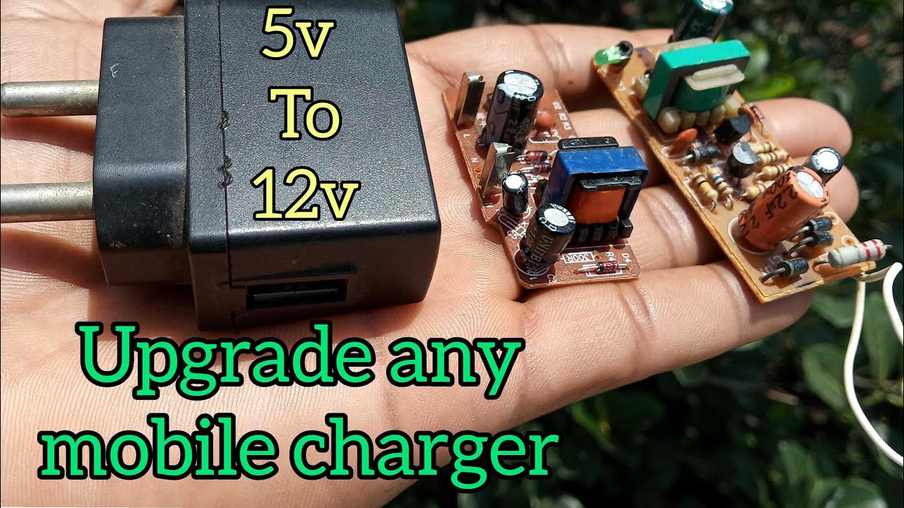 Charger upgrade || 5v Charger modification for 12v / 24v || Mobile charger Repair @Techno Topics