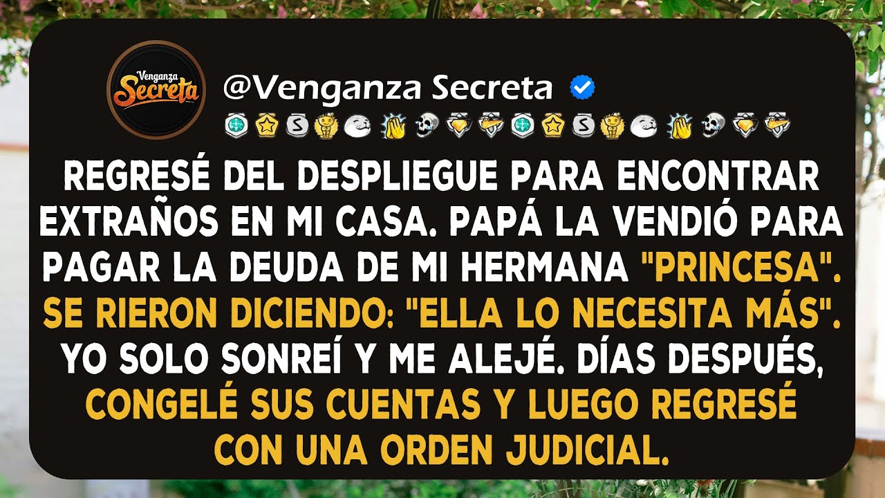 Mientras estaba desplegada, Papá vendió mi casa para pagar la deuda de mi hermana 