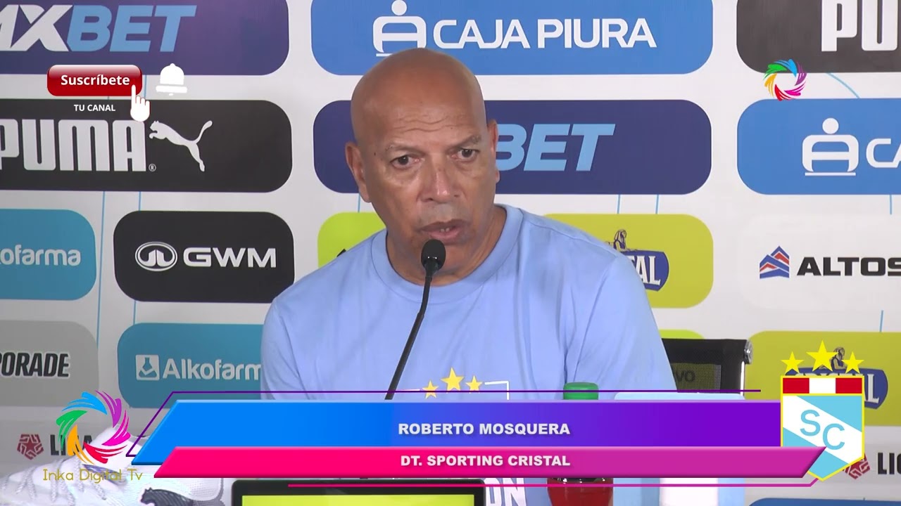 Conferencia de Sporting Cristal tras ganar 3 - 1 ante Atl&eacute;tico Grau