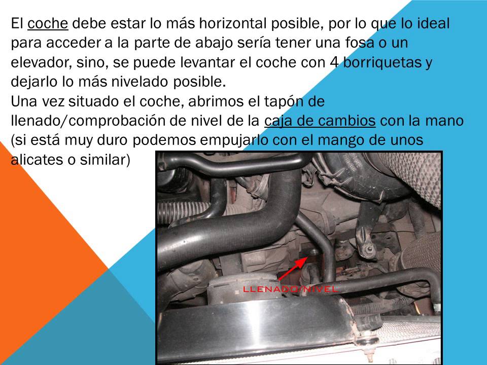 Como cambiar la valvulina del coche