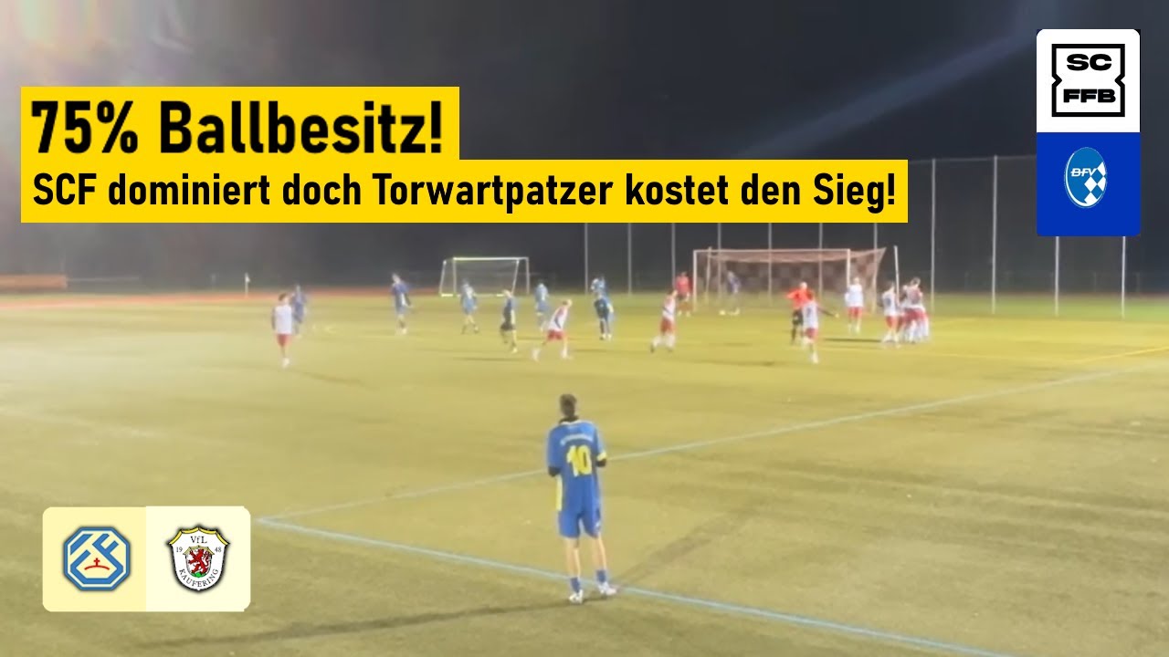 SCF dominiert, aber Patzer kostet den Sieg! | SC F&uuml;rstenfeldbruck U16 vs. VfL Kaufering U17