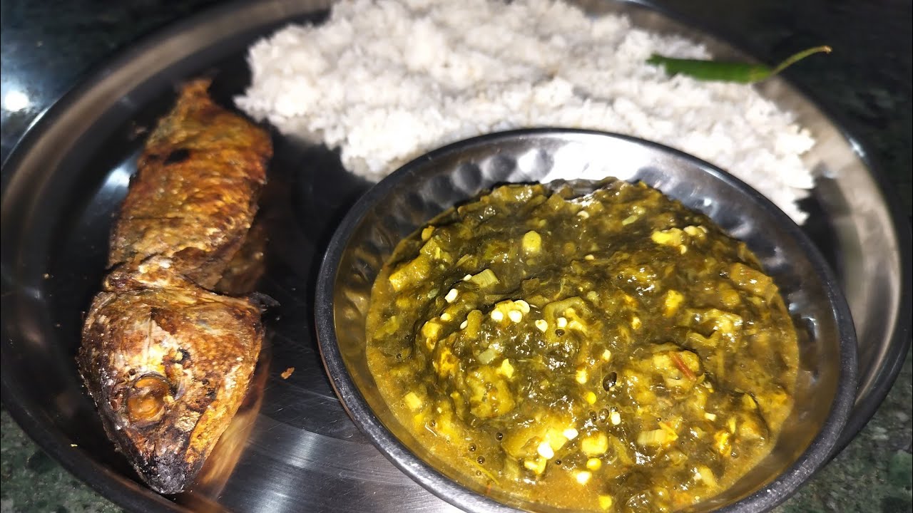 Ambadi Ki Sabji & Koyle Par Bhuna Sukha Bangda 🐟🤤☘️