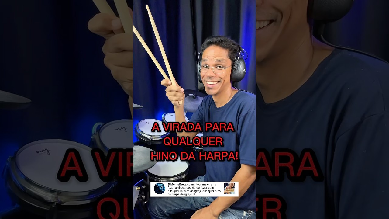 A Virada de Bateria Perfeita para Qualquer Hino da Harpa! ⛪️🥁