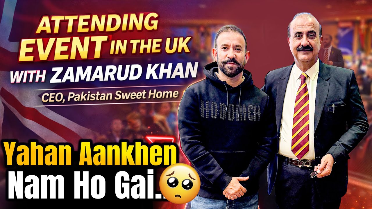 Jawad Vlogs Attends Charity Event | Pakistan Sweet Home Fundraising with Zamarud Khan