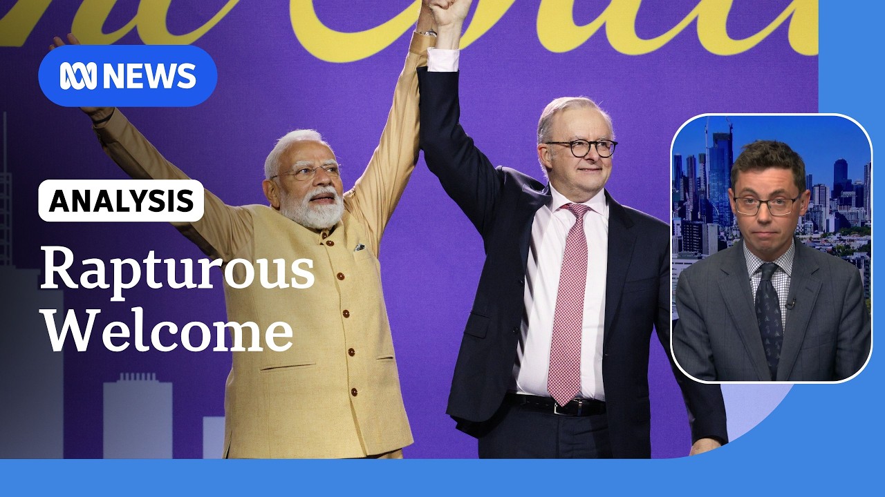 Albanese praises multiculturalism during speech at Modi event | ABC NEWS