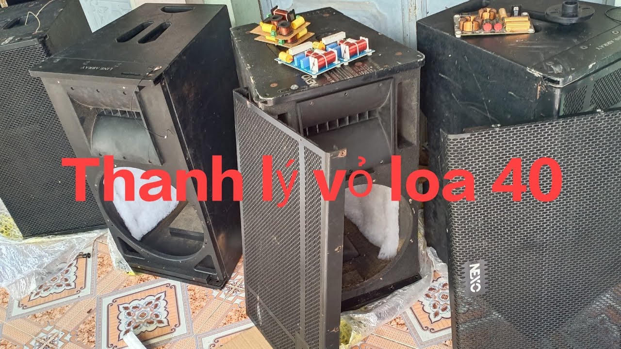 Vỏ loa thanh lý|| Trép750+Bass 40 || amthanh 68 lh 0766234180