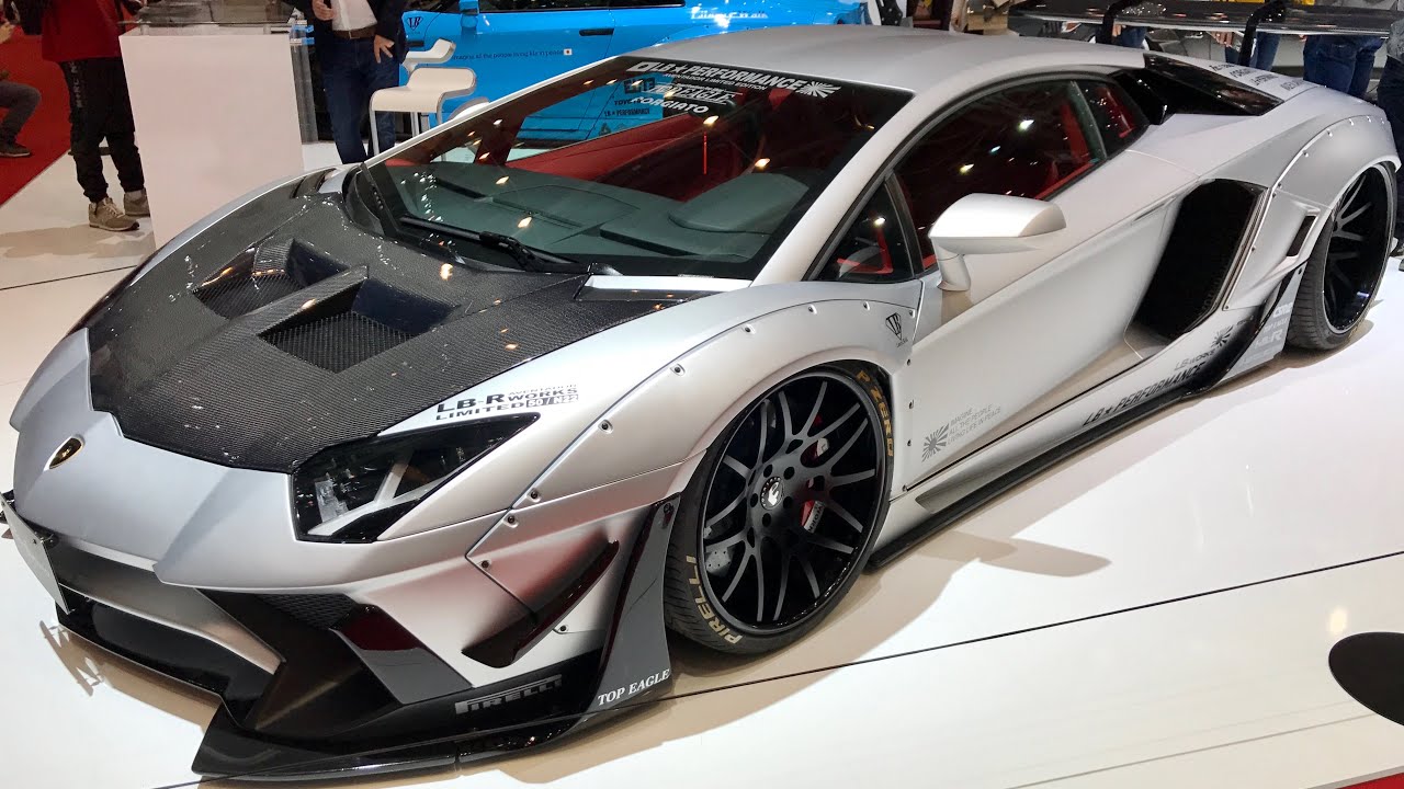 Liberty Walk Lamborghini Aventador Wide Body 4K