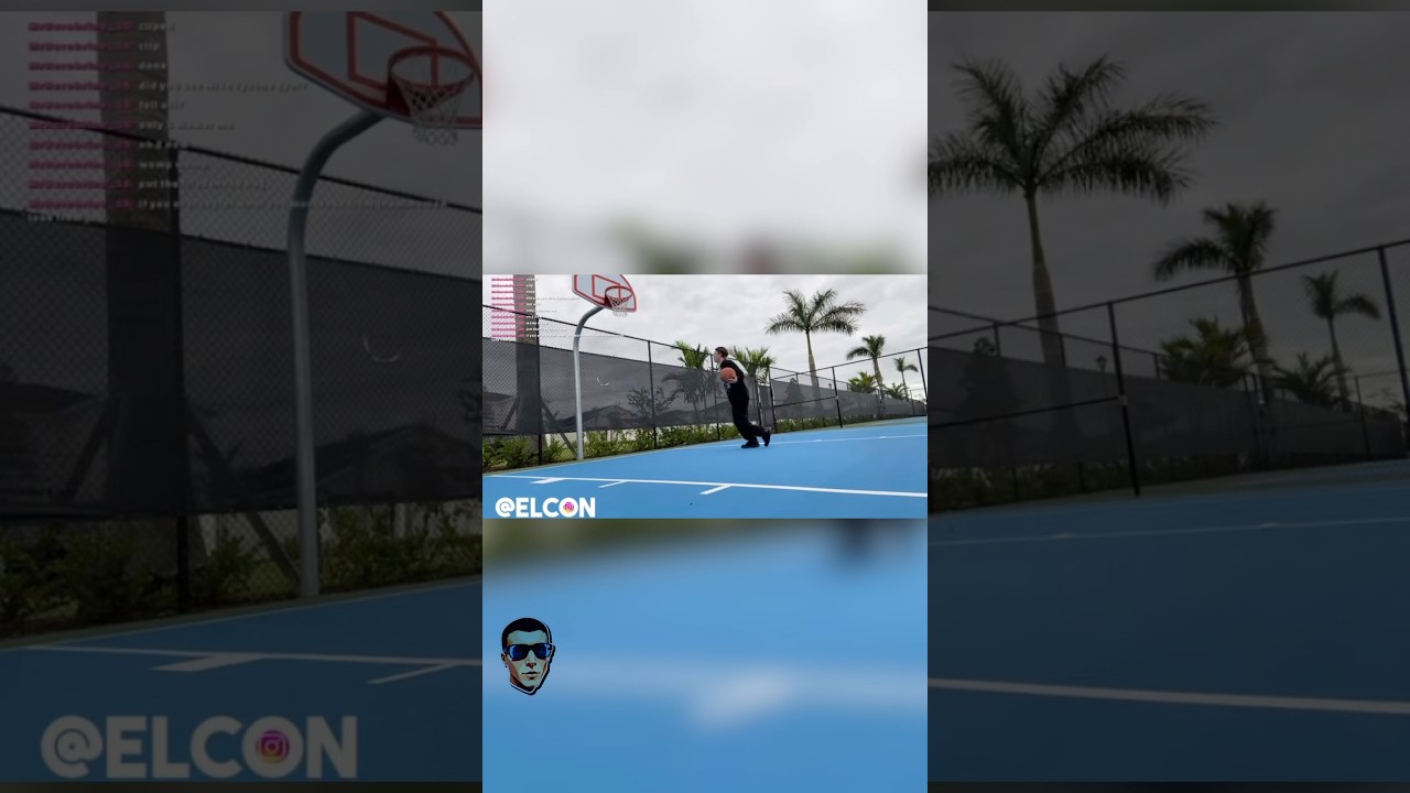 elcon playing basketball 🏀 #clips #shorts #basketball #elcon