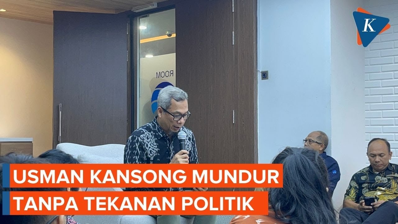 Usman Kansong Bantah Mundur karena Tekanan Politik