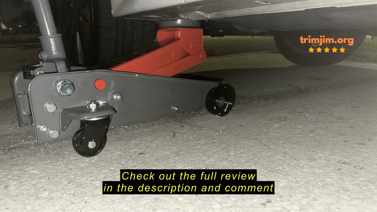 Review LARBANKE 3 Ton Floor Jack,6600 LBS Heavy Duty Hydraulic Floor Jack with Wheels,Lift Range:5.3