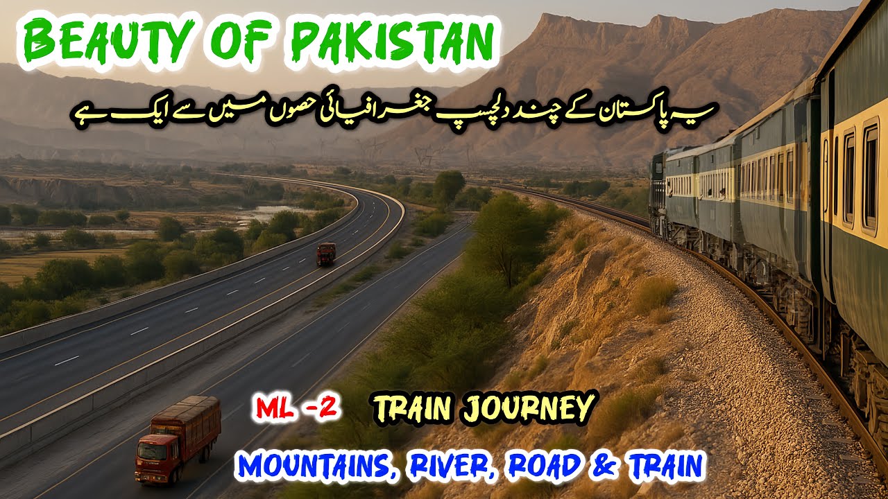 Train Window View That Shows the Real Pakistan 🇵🇰 Travel 4 DN Bolan Mail Express ✌️ ML 2