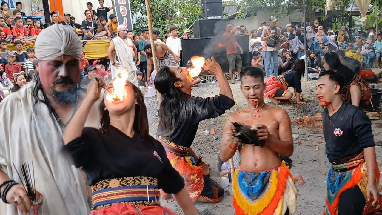 ATRAKSI SPEKTAKULER MAKAN API ?! TERBARU KUSUMOJOYO LIVE TRANGKIL