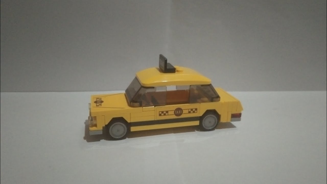 How to build a Lego Yellow Taxi Cab