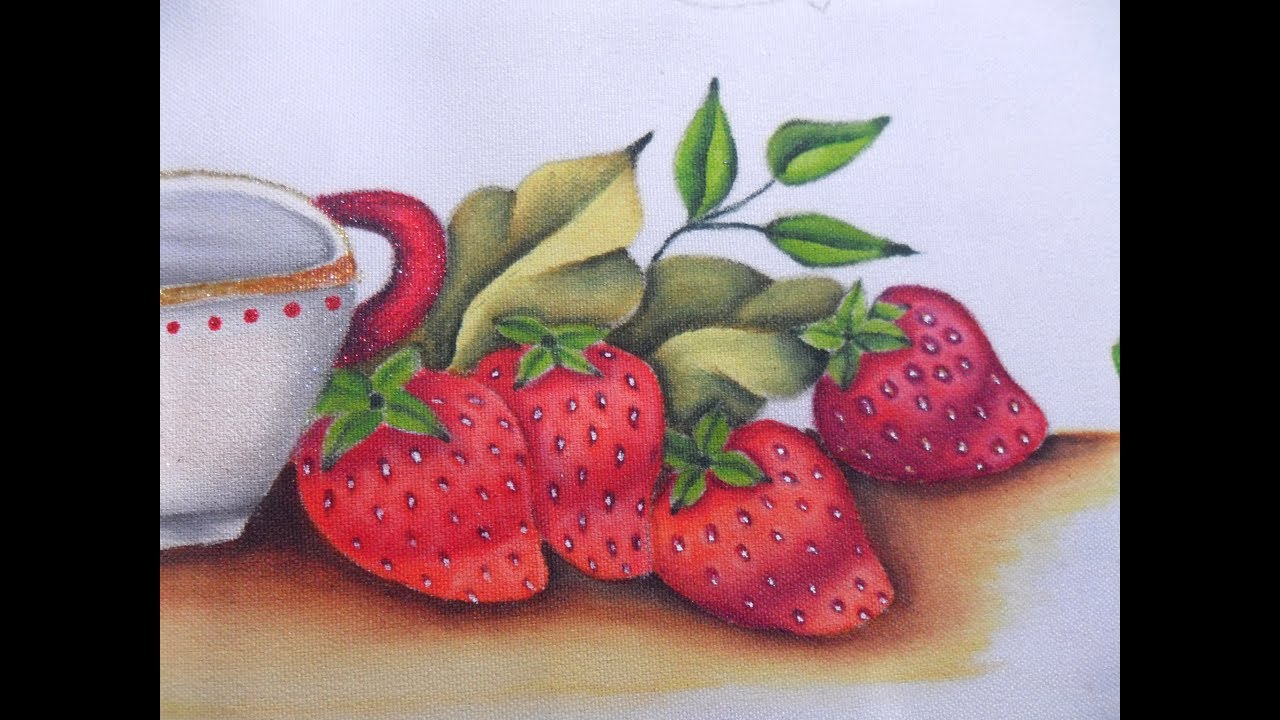 Cómo Pintar Fresas Fácil