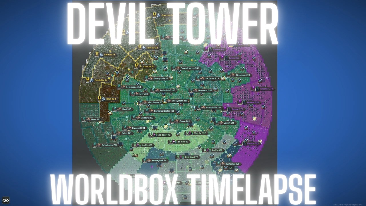 WORLDBOX TIMELAPSE : Helldivers 2 Map