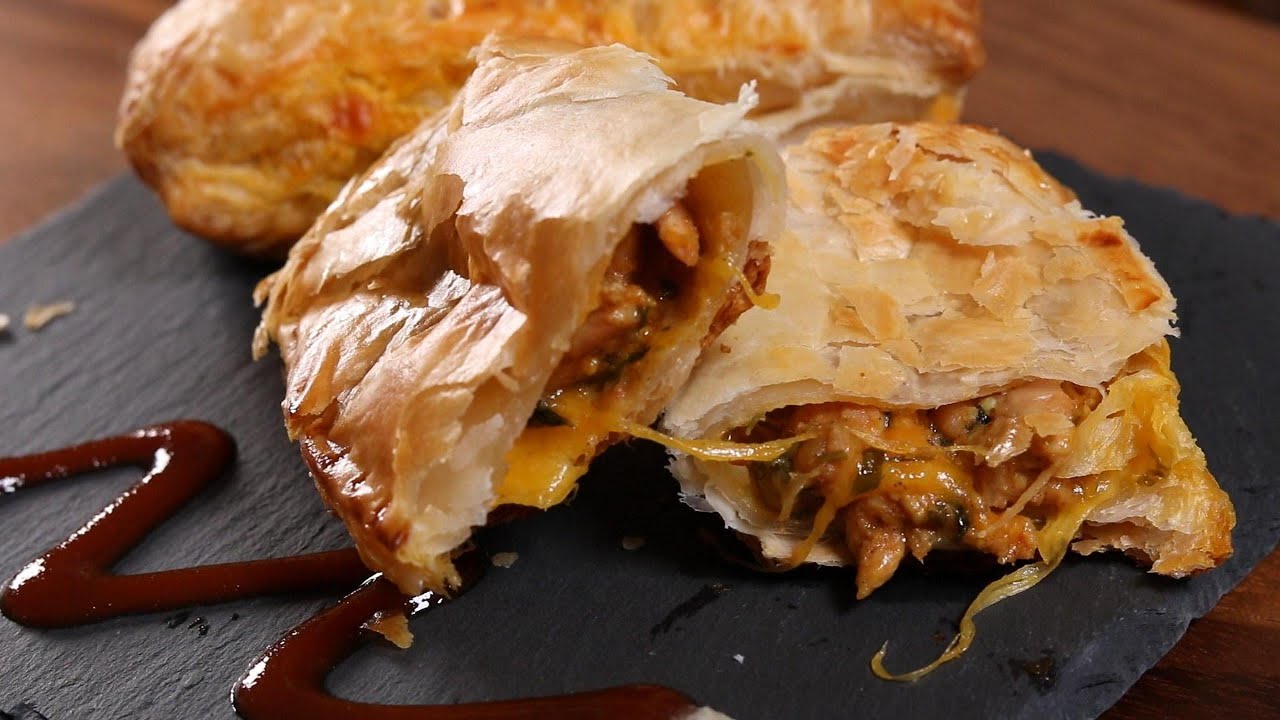 Crispy Cheesy Chicken Pastry | Easy Ramadan Iftar Appetizer |