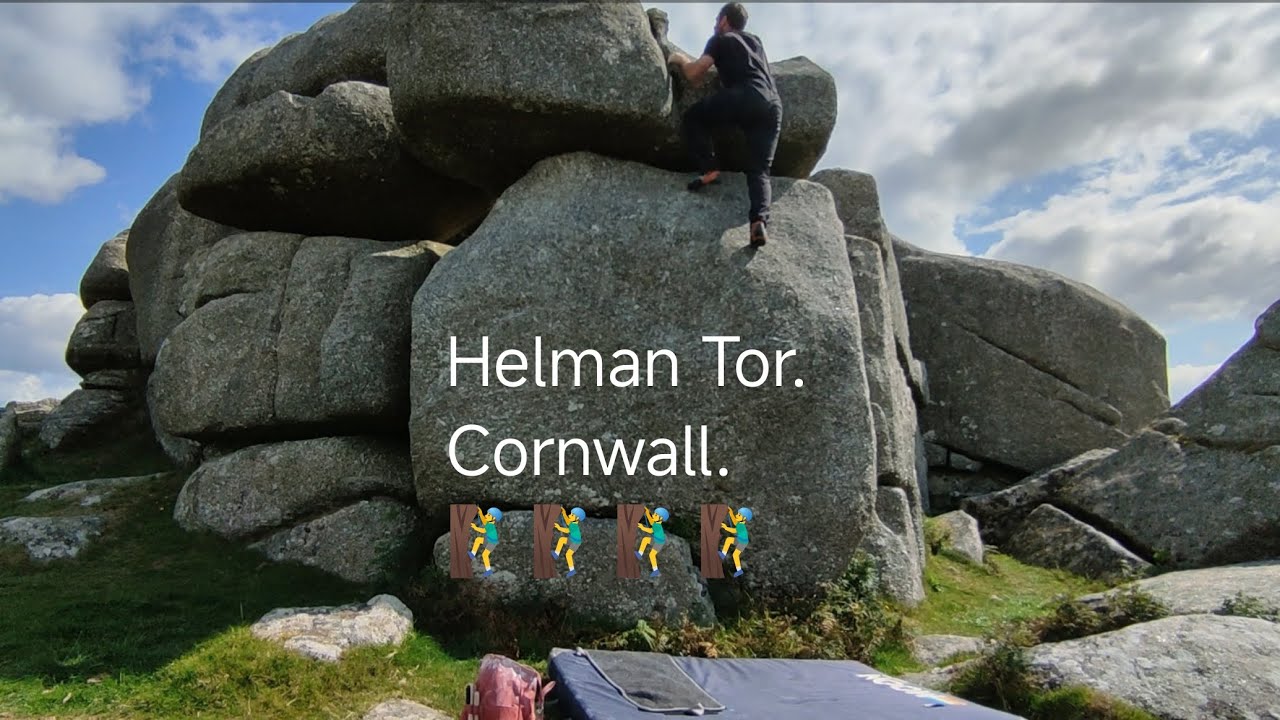 Helman Tor Bodmin Moor Cornwall UK Bouldering Trip.