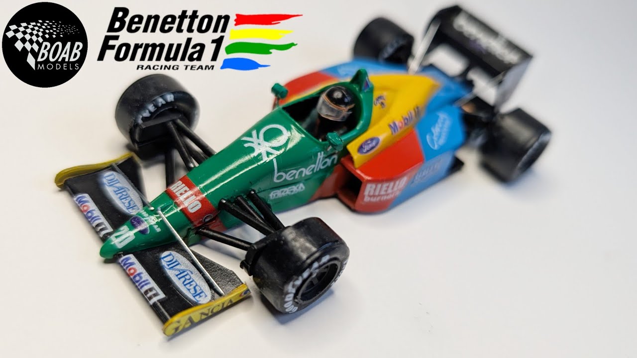 Building the Benetton Ford B188 in tiny 1/43 scale - Heller scale model kit