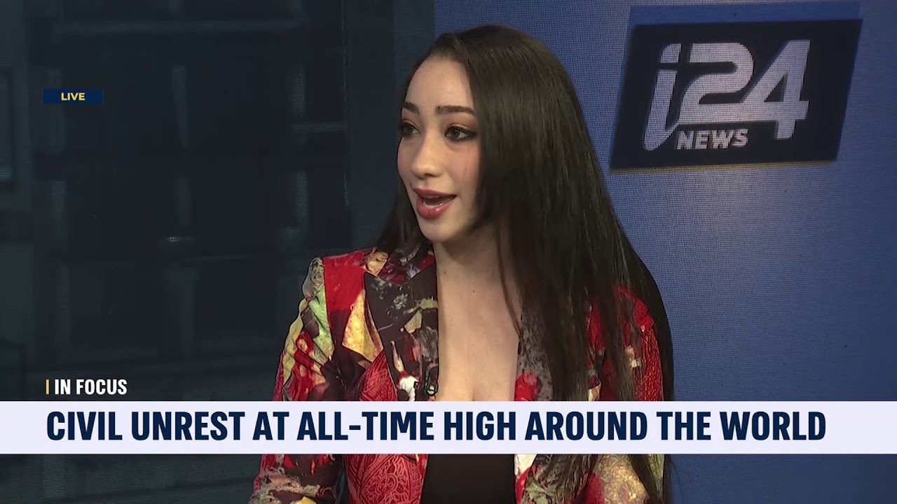 Pavlina Osta on i24 NYC | Talking about protests around the world
