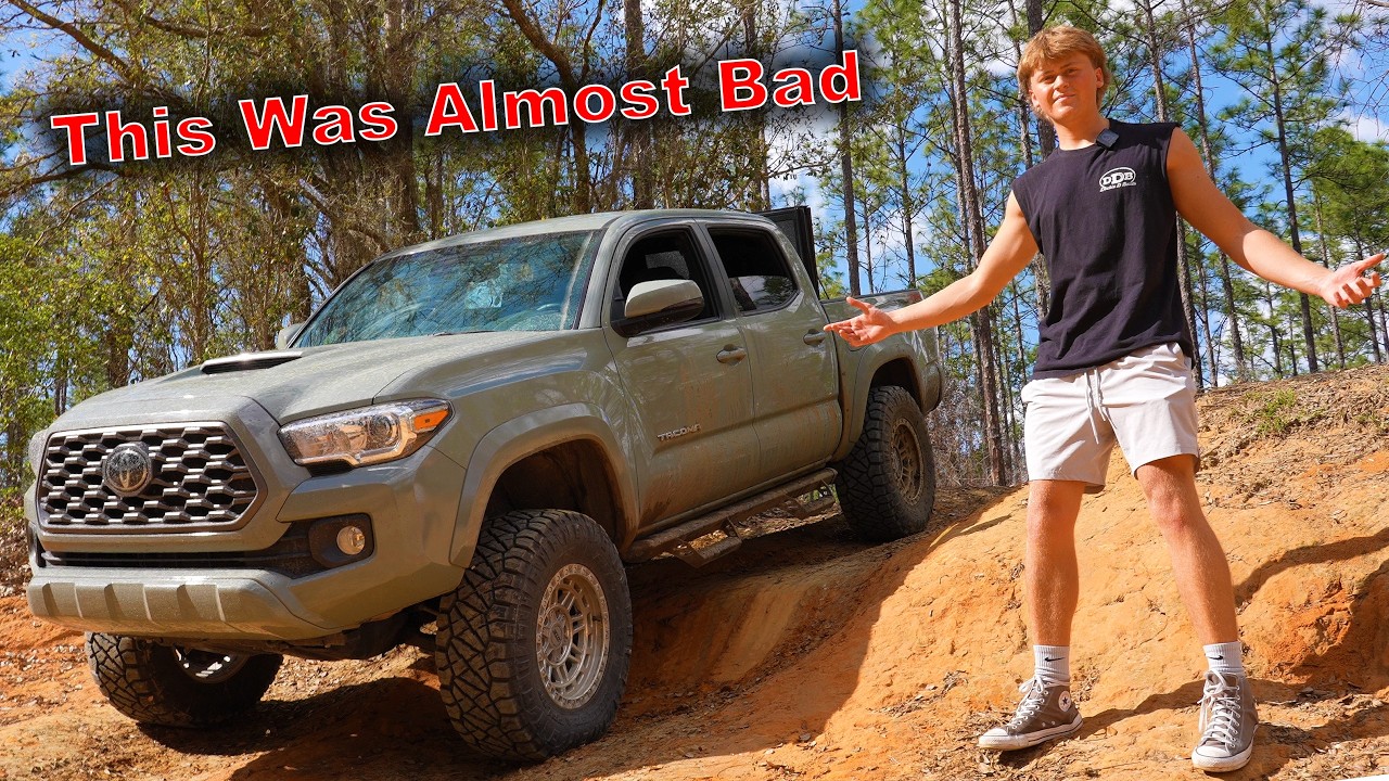 First Time Off-Roading My Tacoma!! We Have Some Fixing To Do...