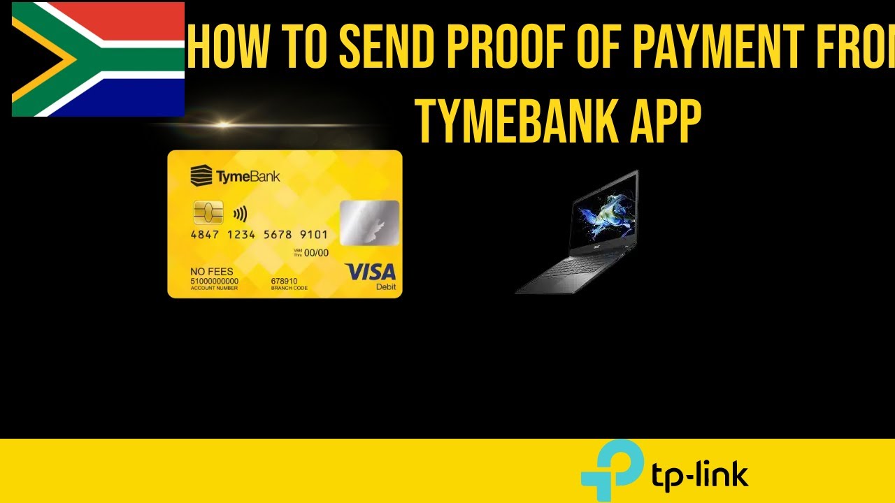 how to send proof of payment from tymebank app