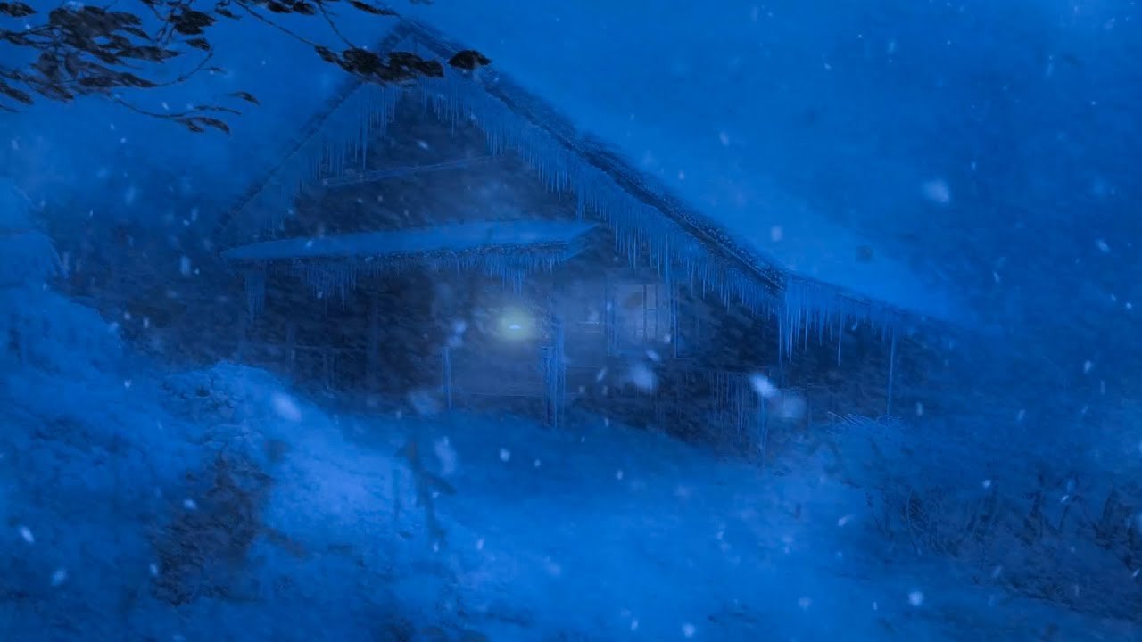 Relax and Focus with Intense Blizzard Sounds | Snowstorm & Howling Winds for Ultimate Sleep